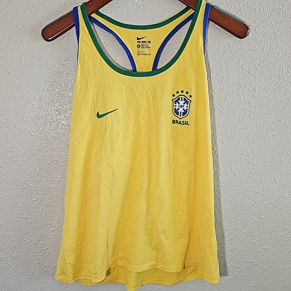 Nike Brazil Soccer Crest Tank Top.